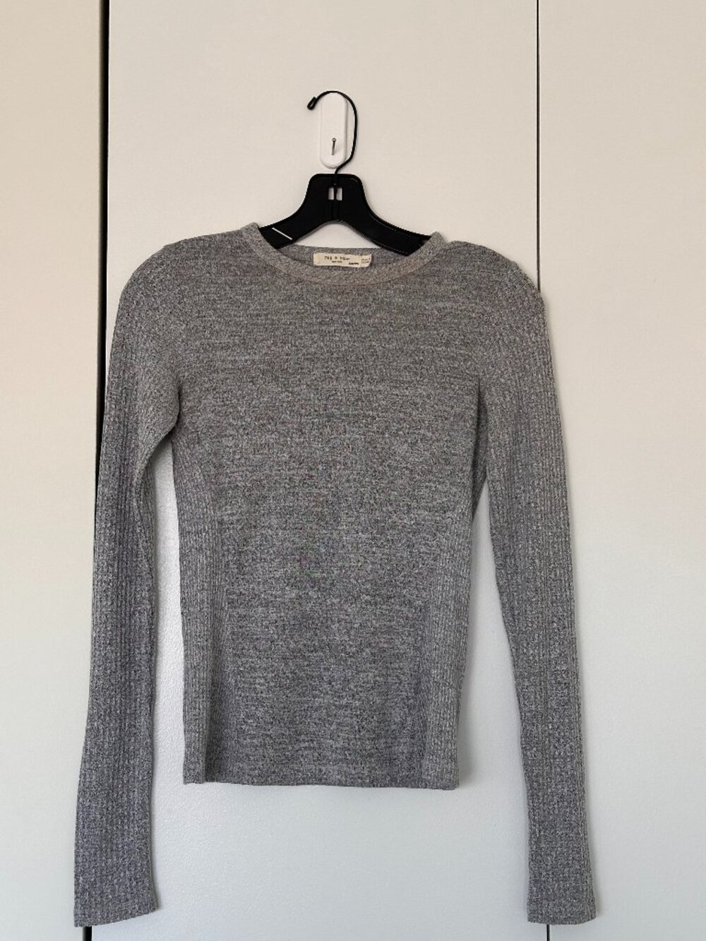 Rag & Bone Grey Stretchy Jumper - Size XXS